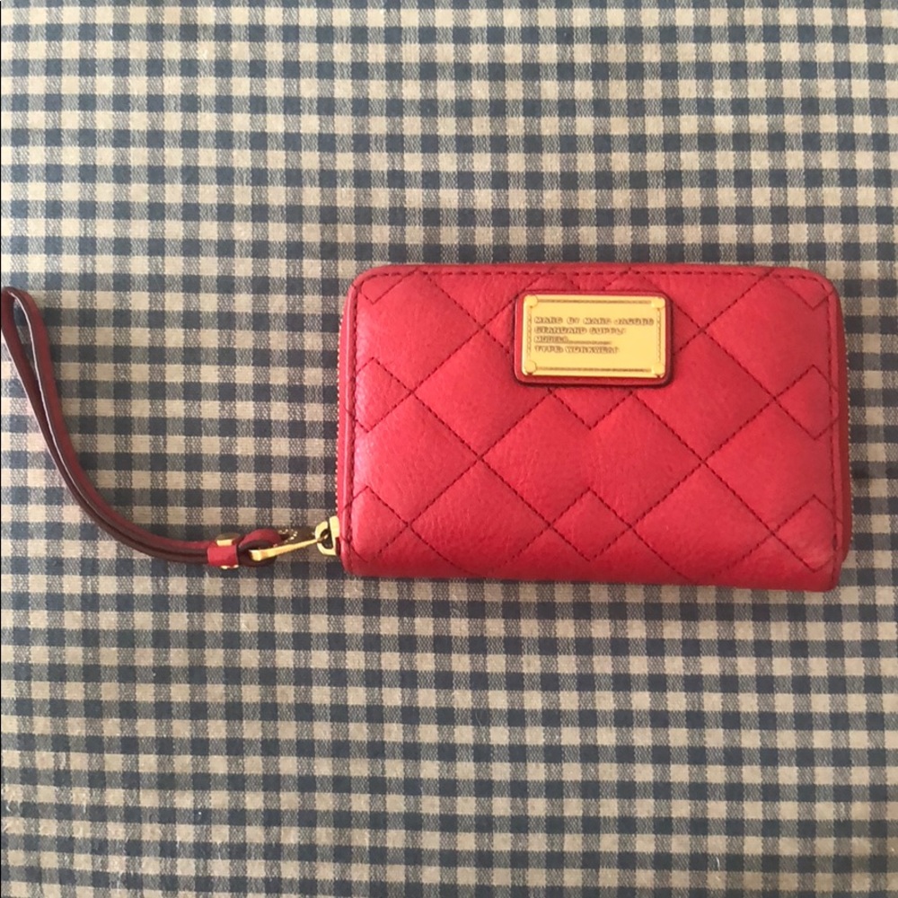 Marc Jacobs red wallet